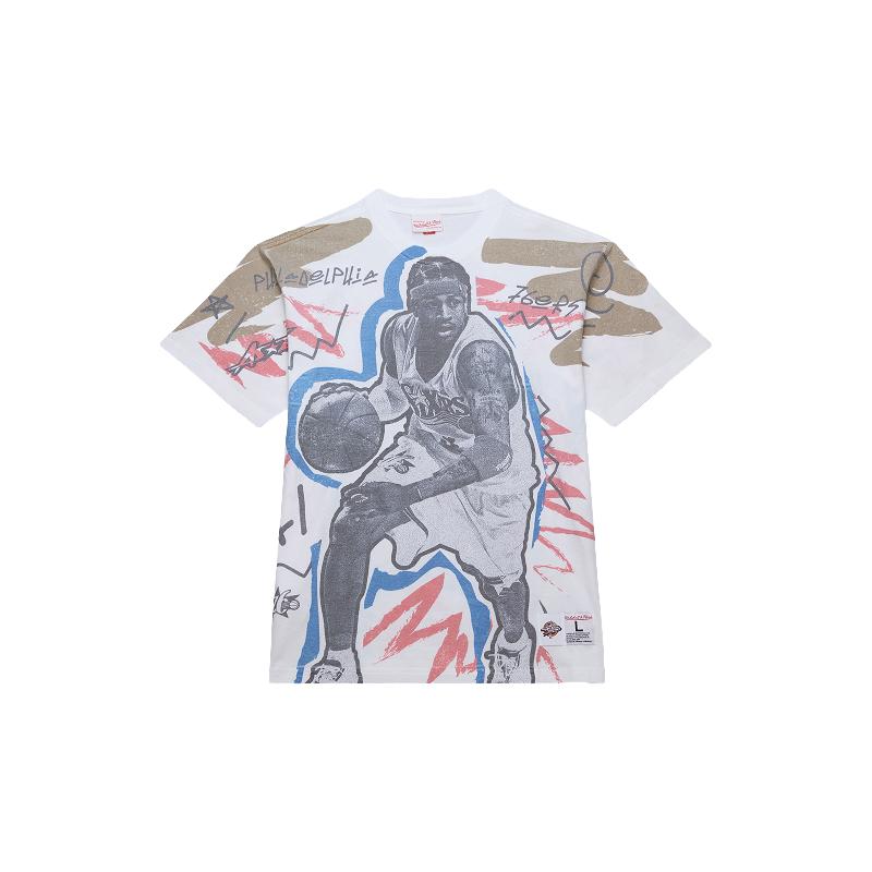 Mitchell Ness T-Shirts Unisex Crew Neck Moderate FC9197
