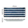 ZISIZ Hand-painted Ceramic Rectangular Sushi Plate