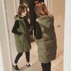Colete de Algodão Feminino de Tamanho Grande Comprimento Médio Outono/Inverno 2022 - Emagrecedor, Versátil, Capacidade 200 Jin