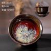 Cuptor chinezesc Schimbare ceașcă de ceai din ceramică Jianzhan, ceașcă de ceai cu glazură retro Temmoku, ceramică albastră, bol de ceai pentru acasă, ceai, cești master