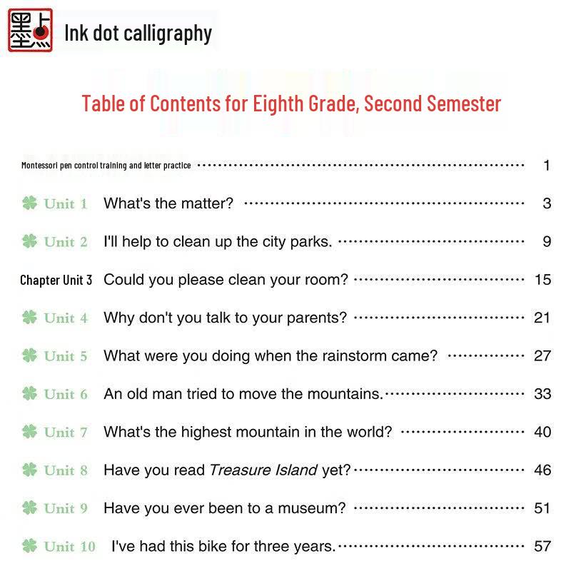 Modian English Calligraphy Practice Book
