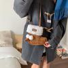 Cute Boots Bag Women's Autumn and Winter 2025 New Trendy Retro Suede Mobile Phone Bag Versatile Messenger Plush Bag
