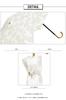 Umbrella Folding Umbrella White 50cm Umbrella with Bag Flower Lace Mini Flower Lace White 50cm [2022] Wpc. Off-White Women's 475-018OF (Rib)