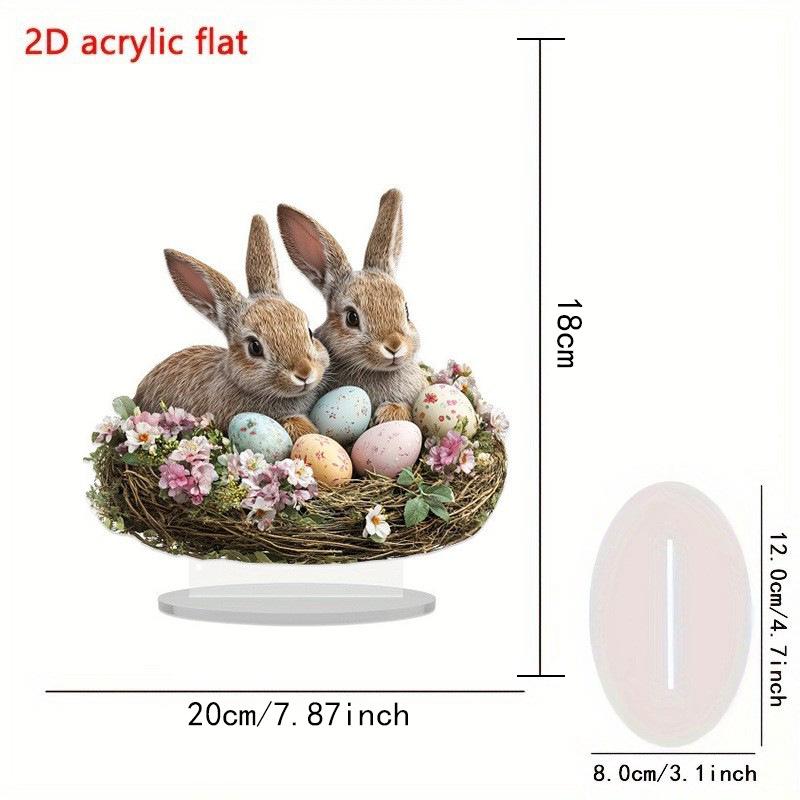 Acrylic Standee Ornament for Valentine s, Mother s, Father s Day, and Easter Crafts