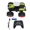2.4Ghz Remote Control Tractor Toy Rechargeable Farm Toy Tractor with Light TPR Tires for Toddlers