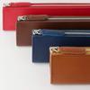 Pen Case Italian Leather M Size BT Leather Dark Brown [Slip-On] INL-4005