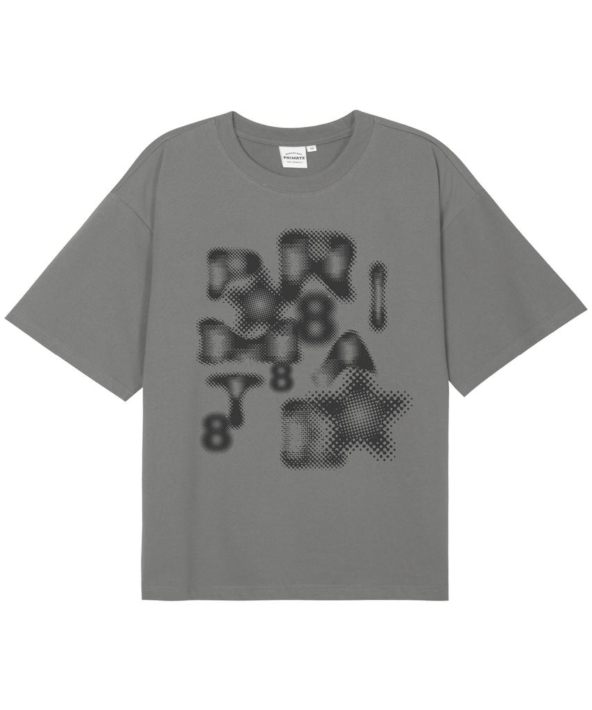PRIMATE [Cool Cotton] Spectral Oversized Short Sleeve T-Shirt 8 Colors (Type A)
