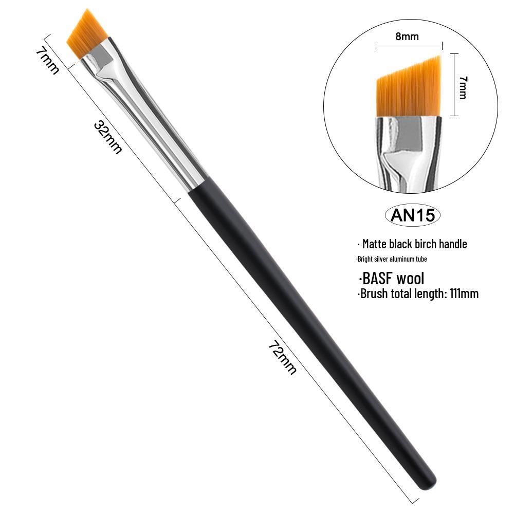 

Premium Double-Ended Angle Eyebrow Brush for Beginners - Versatile Makeup Tool