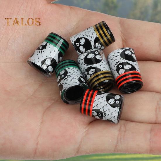 Ferule de golf, inele plate pentru fier de golf, pentru ferule de club de golf cu vârf conic de 0,370 inch, cu ax cu pană, design craniu