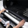 For Nissan Qashqai Versa Leaf Sentra Pulsar Xterra X-trail Nismo Carbon Fiber Automotive Parts Car Threshold Stickers