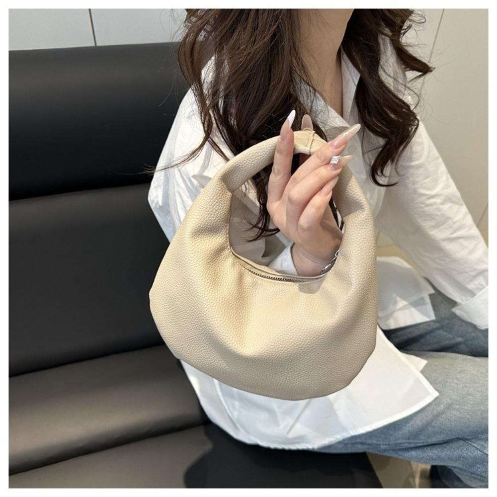 Pu Leather Clutch Bags Solid Color Handbags Simple Tote Bag Party