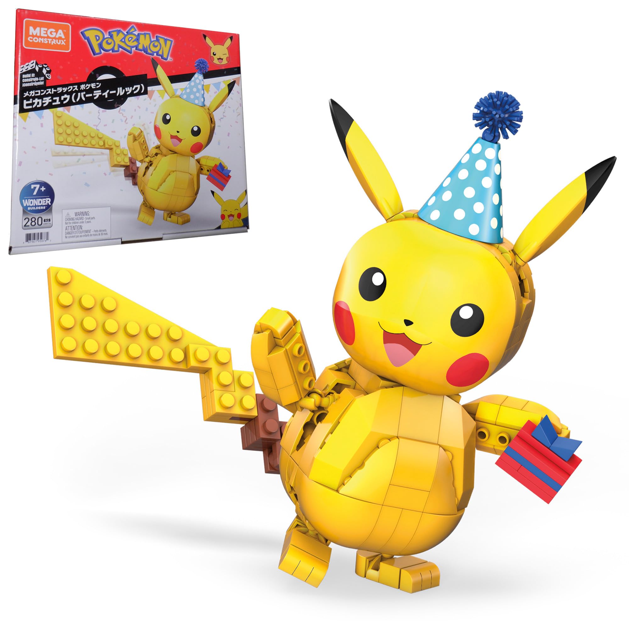 

MEGA CONSTRUX Pokemon Pikachu Party Look years old and GWY76 [Block Set] [280 pieces] [7 up] жовтий
