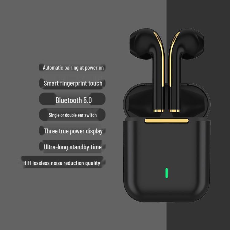 

J18 TWS Бездротові Bluetooth навушники-вкладиші для спорту з шумозаглушенням