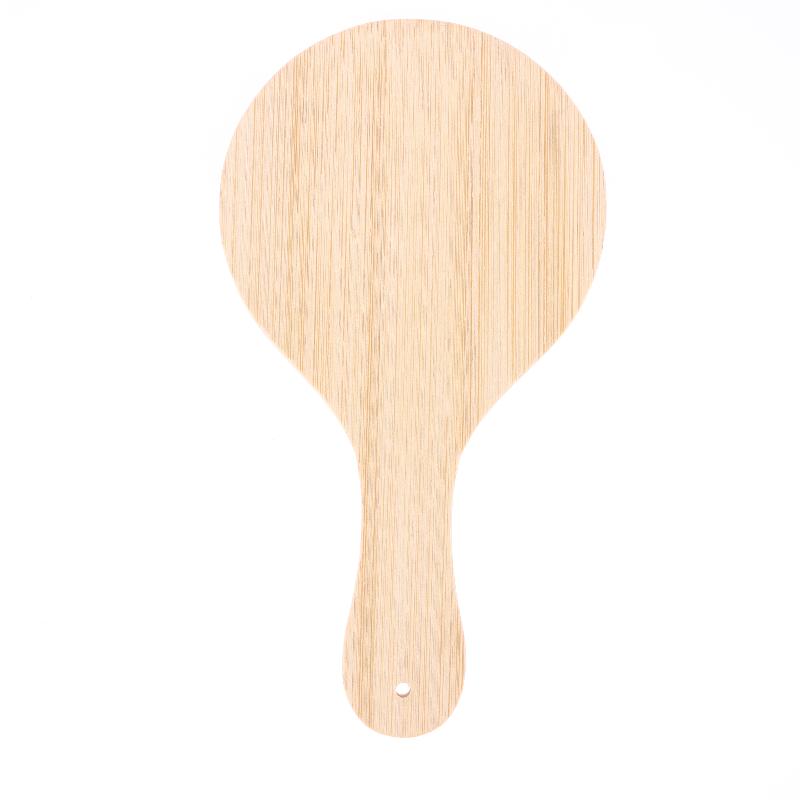 Portable Bamboo Makeup Mirror Handmade Handle Round Cosmetic Mirror With Handle Personal Vanity Handheld Mirror