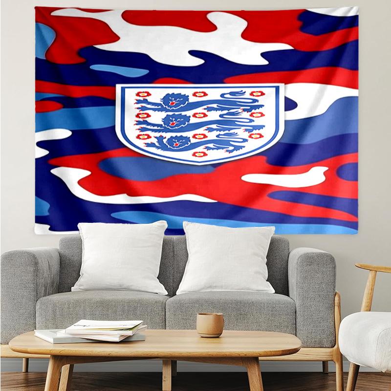 England Coat Of Arms Tapestry, Unique Design Tapestry, Suitable for Bedroom,Livingroom, Playroom,Heartwarming Fan Holiday Gifts