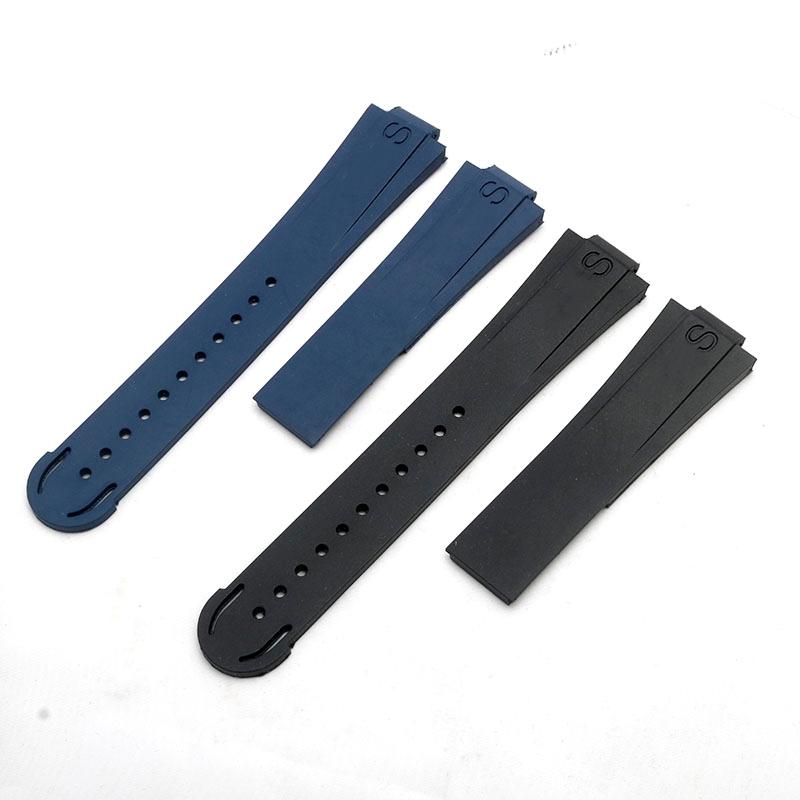 

High Quality 12mm Black Blue Red Orange Yellow Soft Rubber Watch Band Fit for ORIS AQU 7730/Divers–Waterproof Convex Logo Strap 12mm