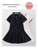 Exquisite Girls' Summer Cotton Polo Dress - Academy Style Princess Dress School Uniform