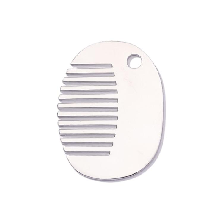 Portable Hairbrush Miniature Comb Necklace Pendant Convenient Hair Grooming Tool Portable Hairbrush for Women Girls