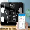 Digital kroppsvekt Smart trådløs fettvekt Baderomsvekt for kroppssammensetningsanalysator med smarttelefonapp