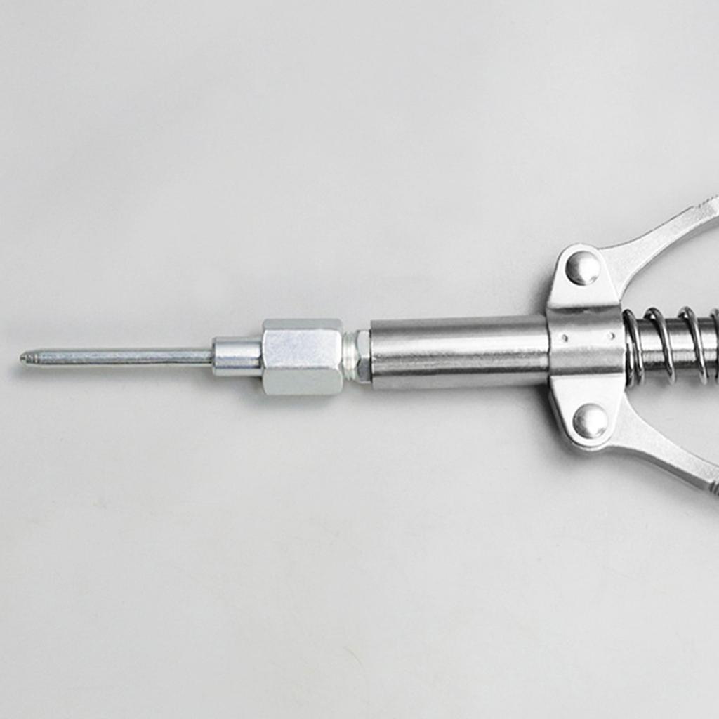 2 Stück Fettnadeldüsen Aluminium Fettnadel für Fettpressen Nadel-Schmiergeräte-Adapter Fettnippelwerkzeug