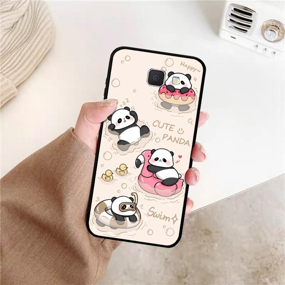 Anime Cute Panda Phone Case For Samsung J 7 plus 7core J7 neo J6 plus prime J6 J4 J5 Mobile Cover