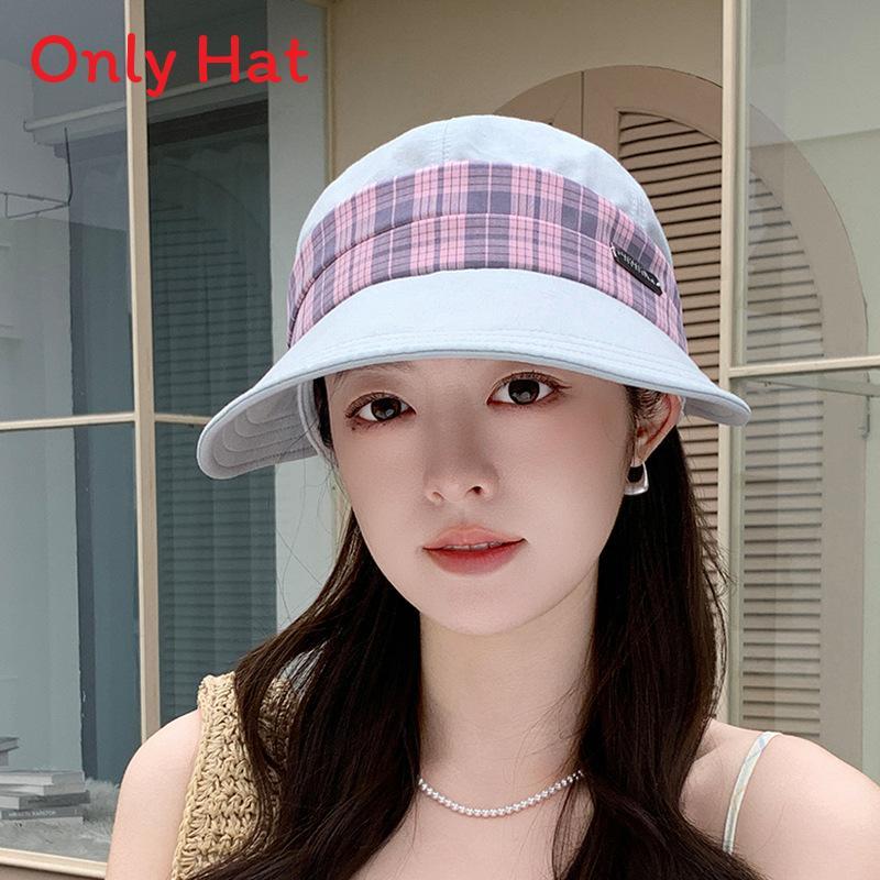 Summer Wide Brim Sun Hat With Breathable Cotton Linen Material For Outdoor Travel And Sun Protection
