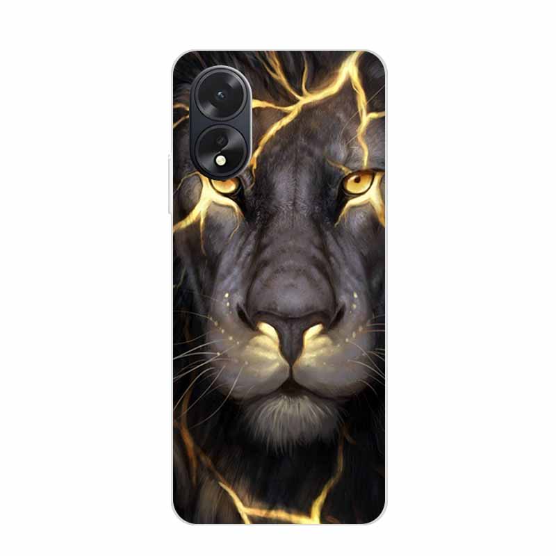 Phone Case For OPPO A18 A38 Back Cover Case 6.56  Clear TPU Silicone Soft Funda For OPPO A38 A18 Case A 18 A 38 Coque Shell Capa OPPO A18 4G