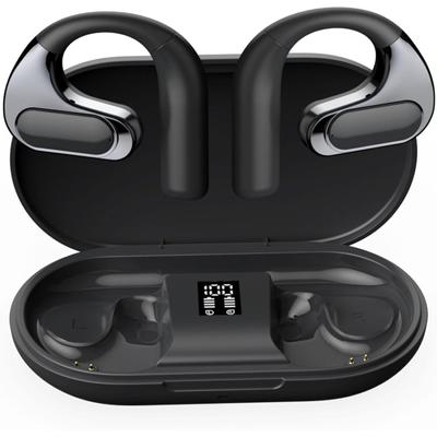 Open Ear Headphones Reinforcement Sound Quality Wireless Earbuds 54H Playtime Bluetooth 5.4 Earbuds for Games Outdoor Sports Work Travel Headphones