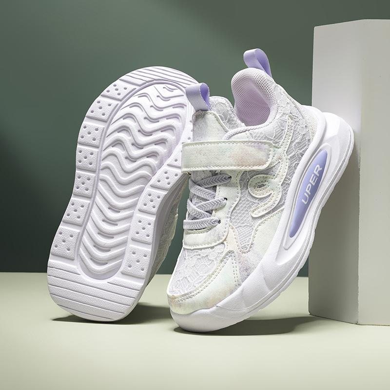 

Спортивная обувь для девочек CUHK 2025 весна и осень новая сетчатая модная обувь для учеников начальной и средней школы мягкая подошва легкая повседневная обувь для бега 28 (inner length 176mm)