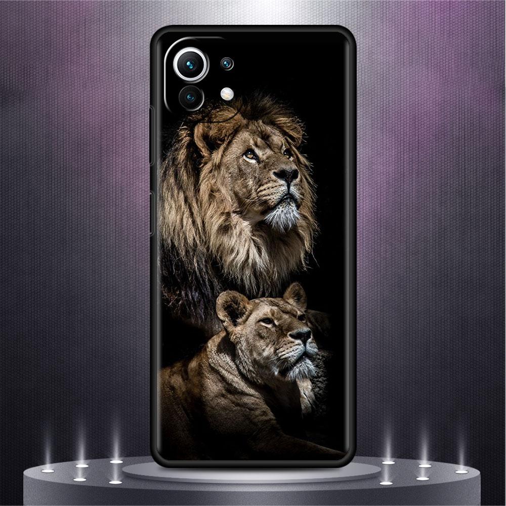 Case For Xiaomi Mi Poco X3 NFC M4 F3 C40 11 11T 10T Pro 12 9T 9 10 Lite Back Soft Phone Cover Wolf Dog Cat Bird Lion Tiger