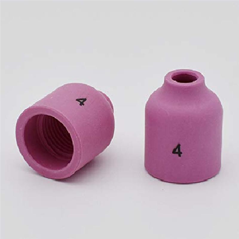 A84E-Alumina Nozzle Cup 53N Series Argon Arc Welding Accessories-TIG Gas Lens 4 Pieces