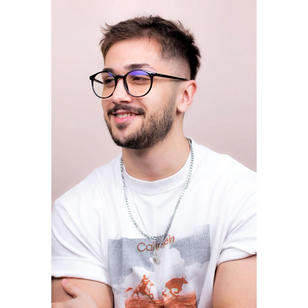 Óculos de proteção contra luz azul preta Tokyo