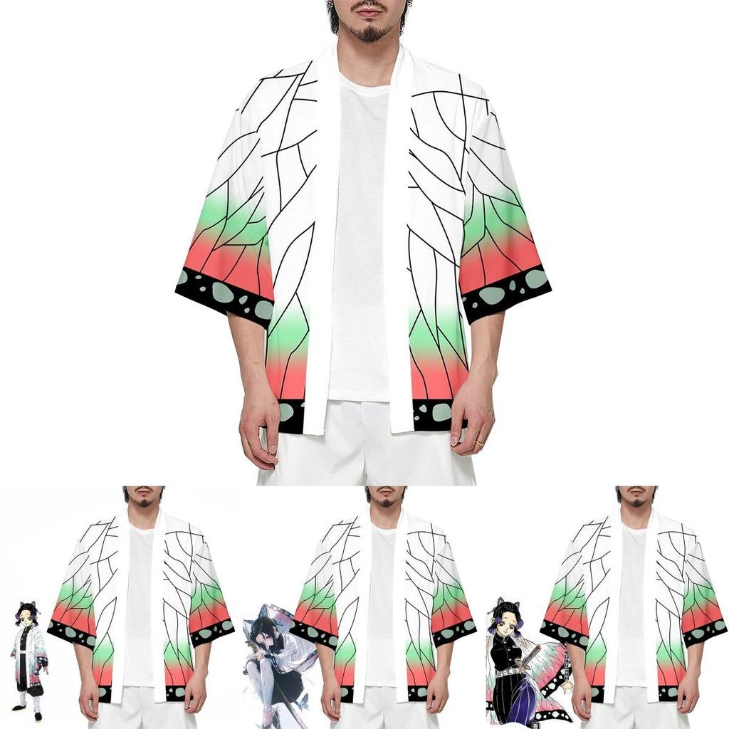 Stylish Demon Slayer Kimetsu No Yaiba Kochou Shinobu Cosplay Loose Haori Coat Tops For All Occasions