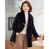 Women's Faux Mink Fur Winter Lapel Coat