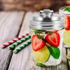 2 Pack Mason Jar Pour Spout Lid - Fits Regular Mouth & Wide Mouth Jars (86mm) - Leak Proof Stainless Steel Flip Cap for Drinking, Salad Dressing &