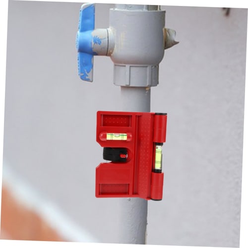 SEWOART 2-Piece Spirit Level, Small Tool, Magnetic Tool, Plastic Level, Folding Tool, Bubble Level, for Campers, Pipes, Angles, Folding