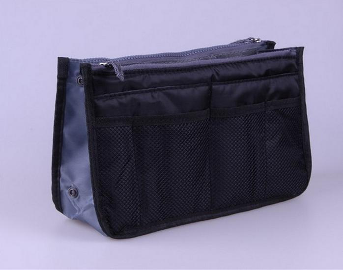 

Portable Double Zipper Toiletry Organizer Bag чорний