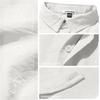 Summer Men's Solid-Colour Button-Down Casual Short-Sleeved Shirt Trendy Beach Holiday T-Shirt