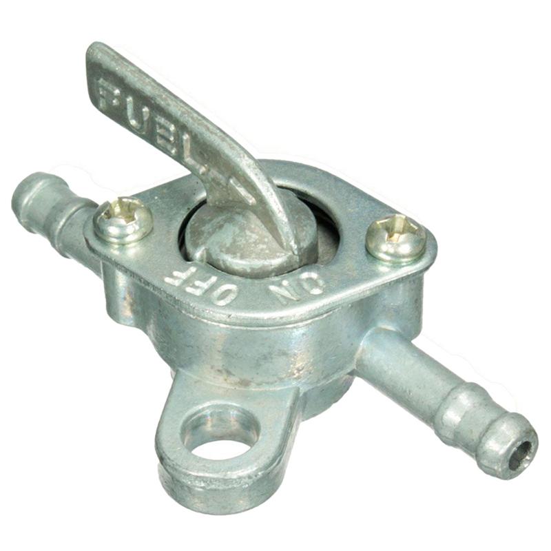 

4Pcs 1/4 Inch Inline Oil Gas Fuel Tank Tap Filter Petcock Switch PIT PRO Quad Dirt Bike срібний