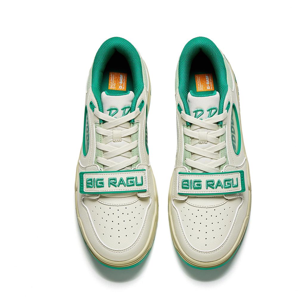 Anta Stg Di Vincenzo Player Pe Retro Culture Height Increasing Wear Resistant Low Top Sneakers Men sneakers Gray Green 912621812-3