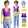 Çocuk Gizem Cosplay Kıyafet Seti Peruk KDPop KPDH Anime Saja Erkekler Soda Pop Gizem Cosplay Kızlar Cadılar Bayramı Kostümü Yetişkin Erkekler