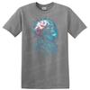 Skull Brain Spikes Electric Horror Graphic T Shirt Cool Art Heavy Metal Tee