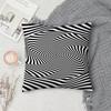 Spiral Psychedelic Pillow Case Square Pillowcase Double-Sided Printing Short Plush Sofa Cushion Cover Bedroom Bedside