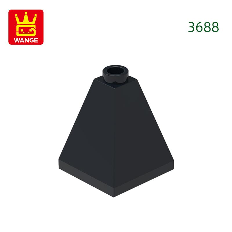 Ungiftig 74 Stück/Los 3688 Schräge 75° 2 X 2 X 2 Vierfach Konvexer Stein Moc Farbe Zubehör Kompatibel Mit Stein Diy Kinderspielzeug