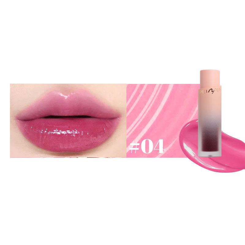 Water Light Moisturizing Lipstick, Mirror and Brightening Lip Gloss Easy To Color Lip Glaze