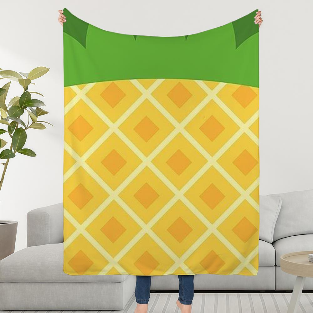 Full Blanket Throw Fresh Super Cosy Plush Living Room Sofa Couch Childish Fruits Screen Birthday Gifts