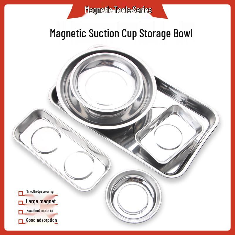 Magnetic Stainless Steel Parts Storage Tray
