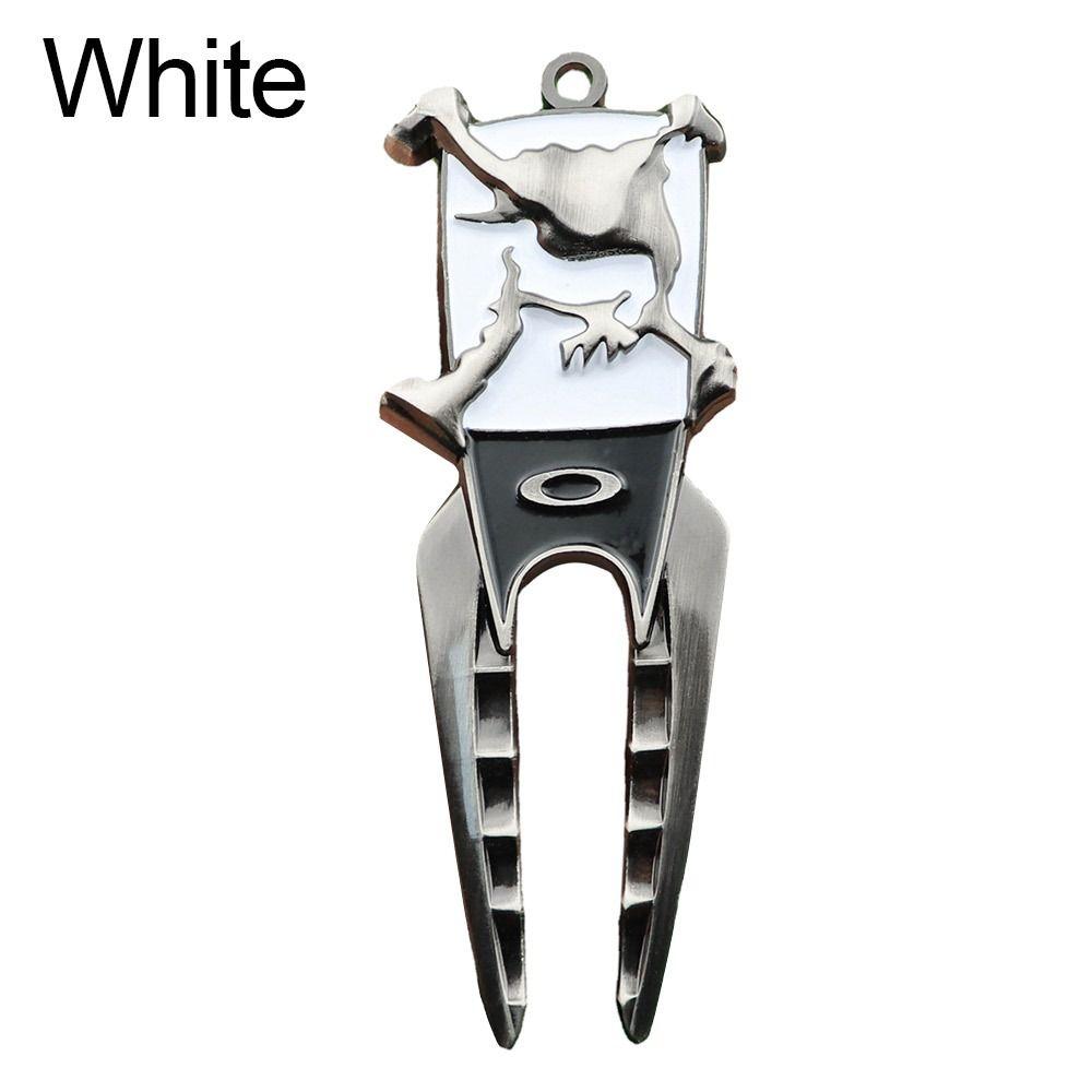 

Groove Clean Training Aids Pitch Repairer Tool Lawn Maintenance Golf Fork Prongs Golf Divot белый