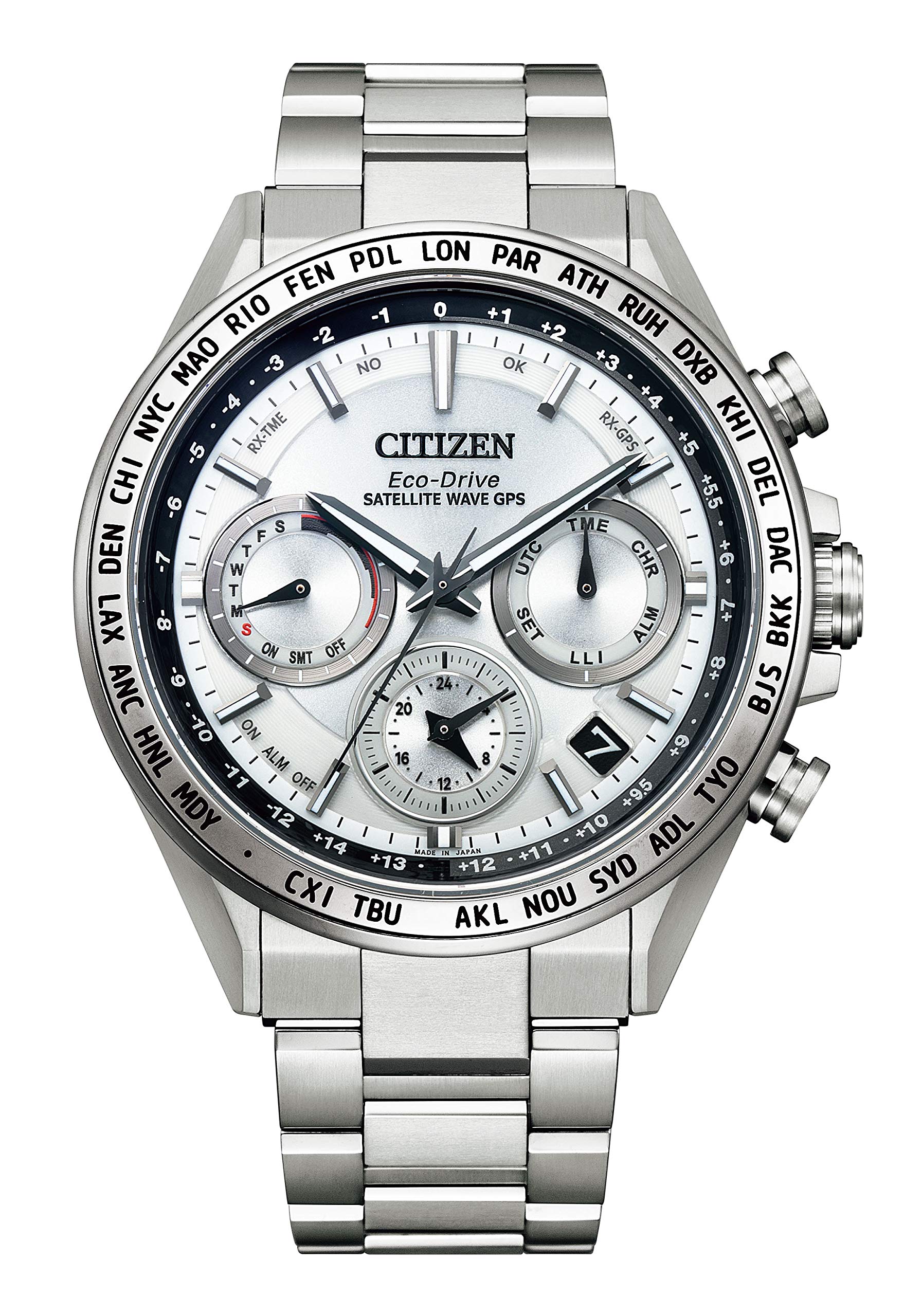 

Atessa ACT Line GPS Satellite Radio Watch Silver [CITIZEN] CC4010-80A Men s