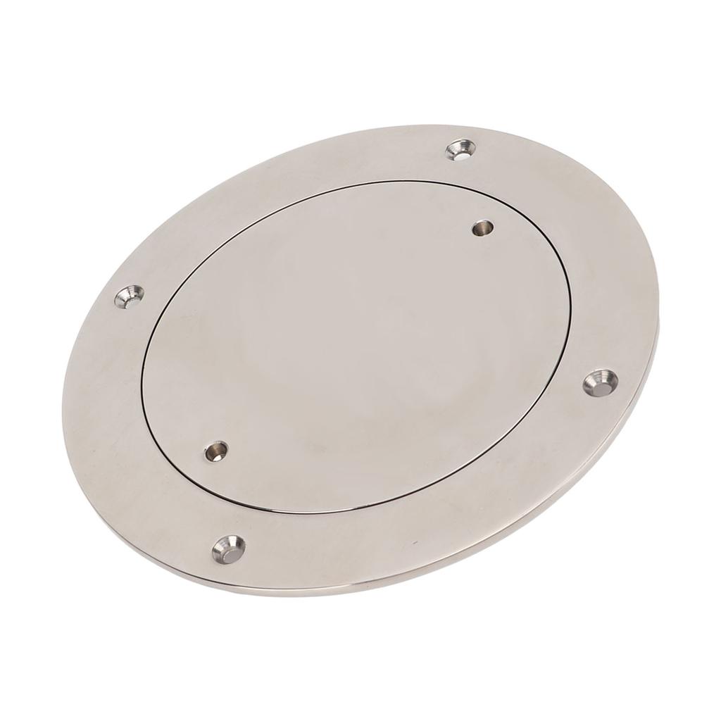 Deck Plate 5in 316 Stainless Steel Waterproof Inspection Hole Cover Round for Ship